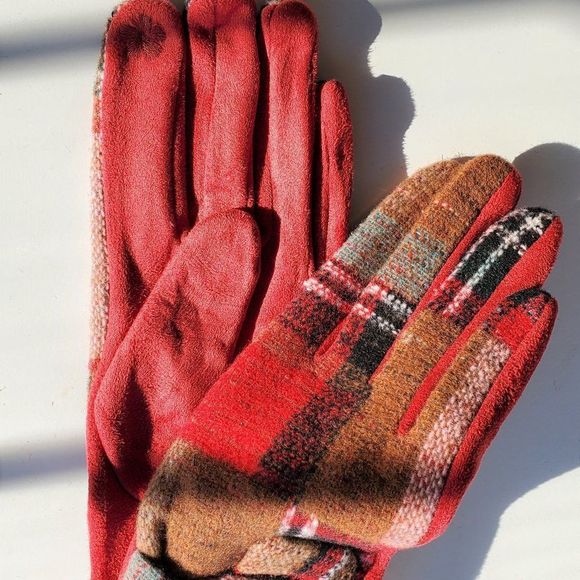 Multi Color Smart Touch Gloves Yarn Smart Texting Touchscreen Compatible - Picture 1 of 4